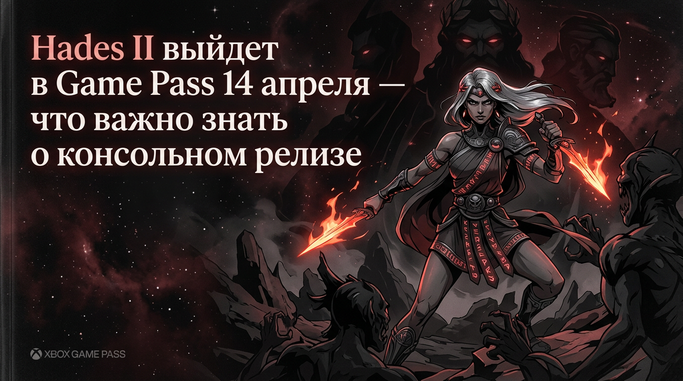 Hades II выйдет в Game Pass 14 апреля — консольный релиз игры