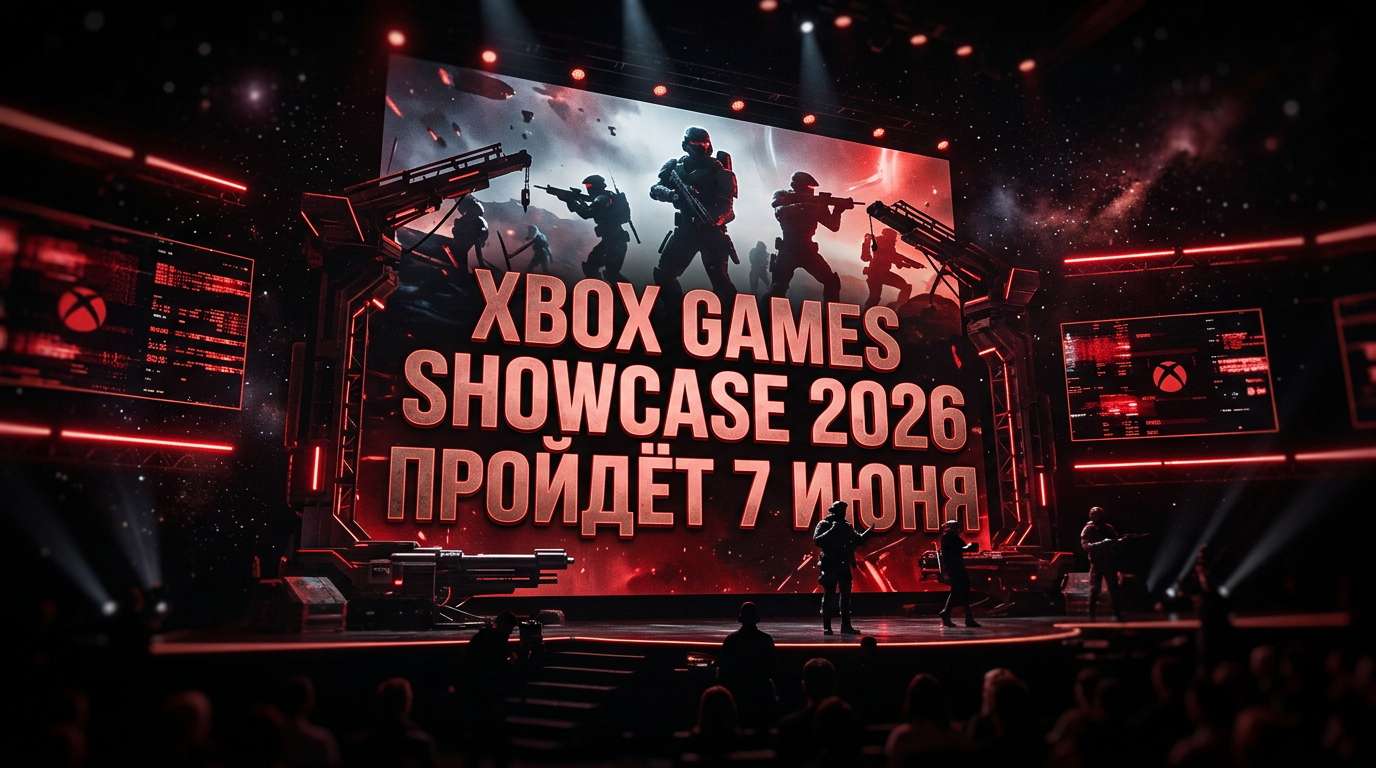 Xbox Games Showcase 2026 пройдёт 7 июня — главное игровое шоу Xbox