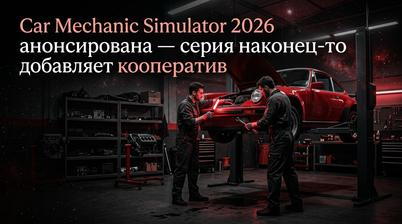 Car Mechanic Simulator 2026 — новая часть серии с кооперативом