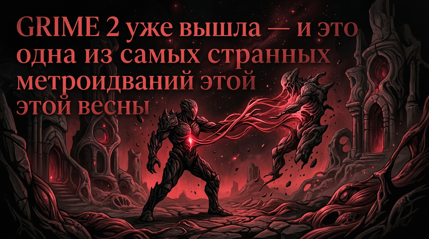 GRIME 2 уже вышла — новая мрачная метроидвания весны 2026