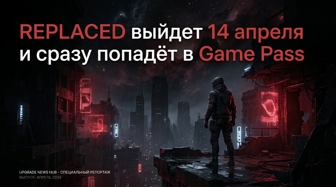 REPLACED выйдет 14 апреля 2026 года и сразу появится в Xbox Game Pass