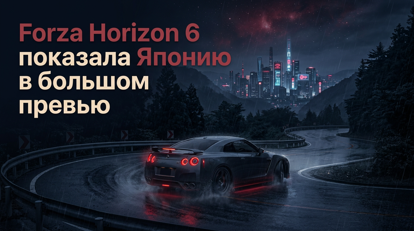 Forza Horizon 6 показала Японию — новое превью с упором на исследование, 550+ машин и релиз 19 мая